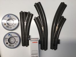 Märklin Weichen 24671 24672 Viessmann Kabel neu
