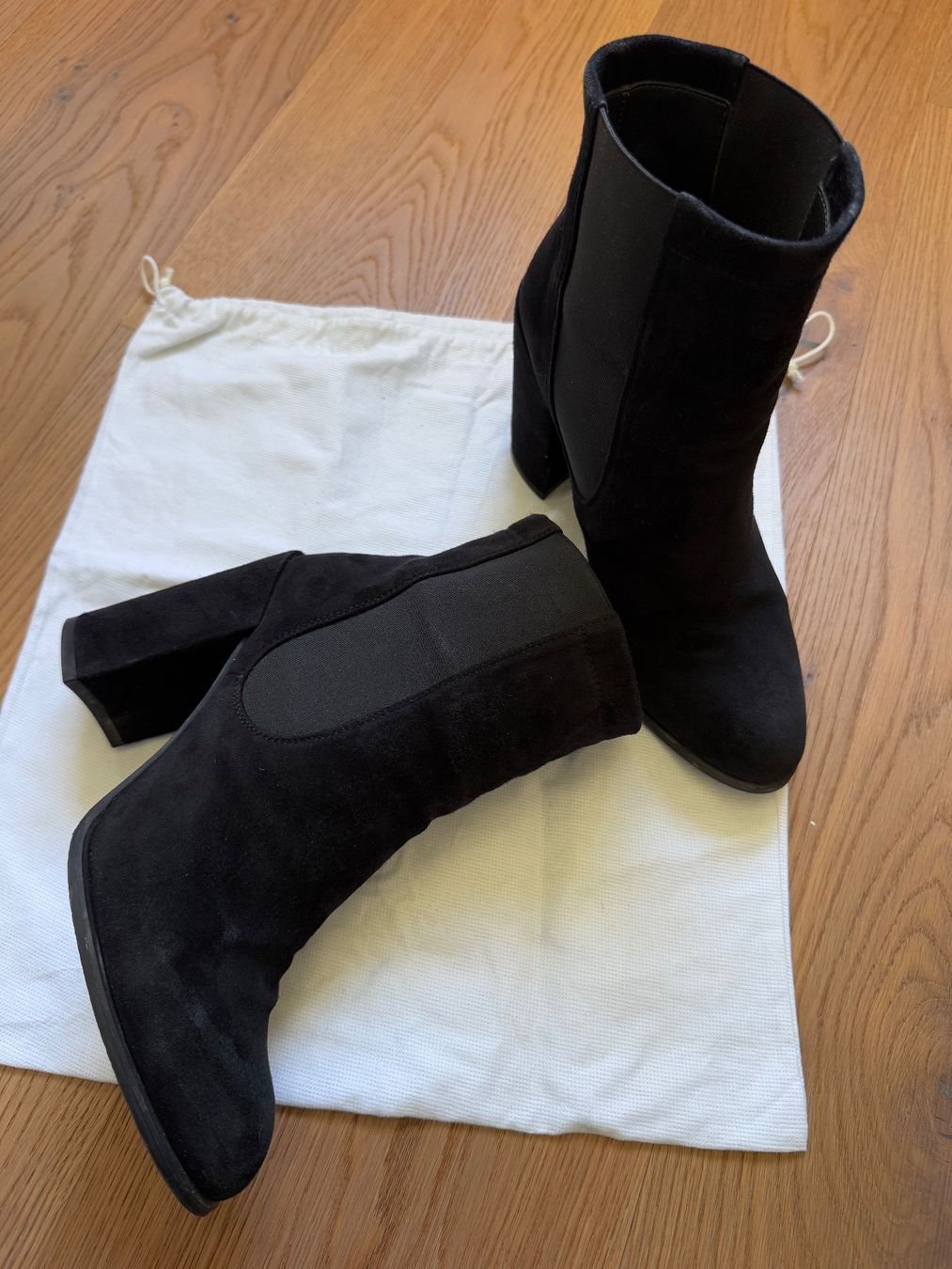 Stuart Weitzman Scarpe da donna: Stuart Weitzman Stiefeletten, Gr. 38, schwarz – Nuovo (secondo la descrizione) da Triesen venduto da dardaleni 4