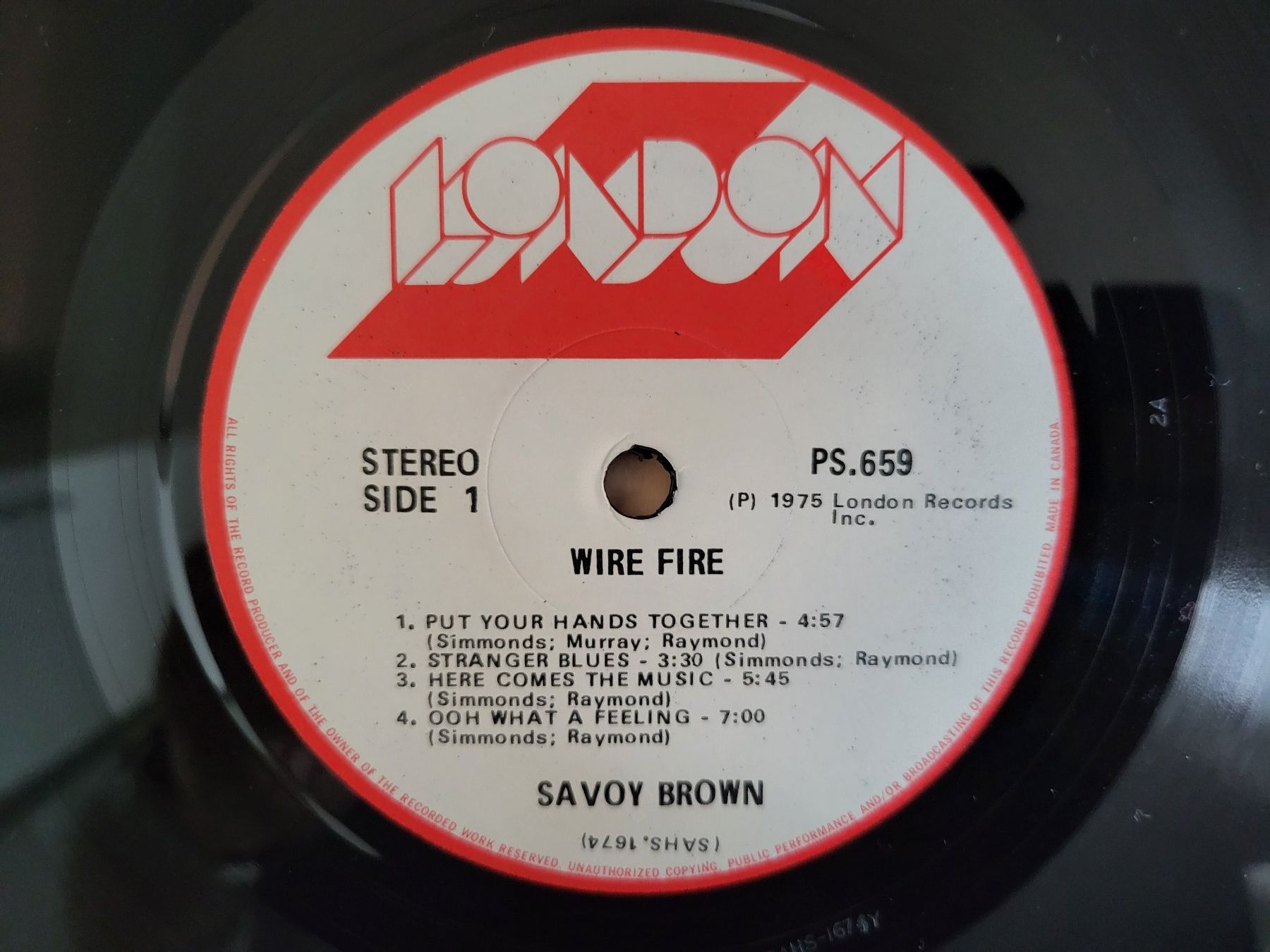 Dischi in vinile: Savoy Brown - Wire Fire – Usato da Bern venduto da cd_1971 3