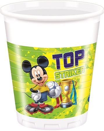Disney Tutte le decorazioni: Mickey Goal  / Plastikbecher 0.2l – Nuovo e nell'imballaggio originale da Wetzikon ZH venduto da partyonlineshop