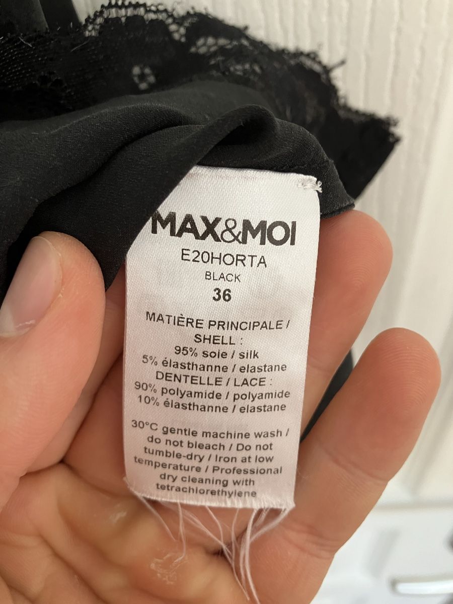 Max & Moi Top: Max&Moi Caraco, 95% Seide/Soie – Usato da Winterthur venduto da Felix333 3