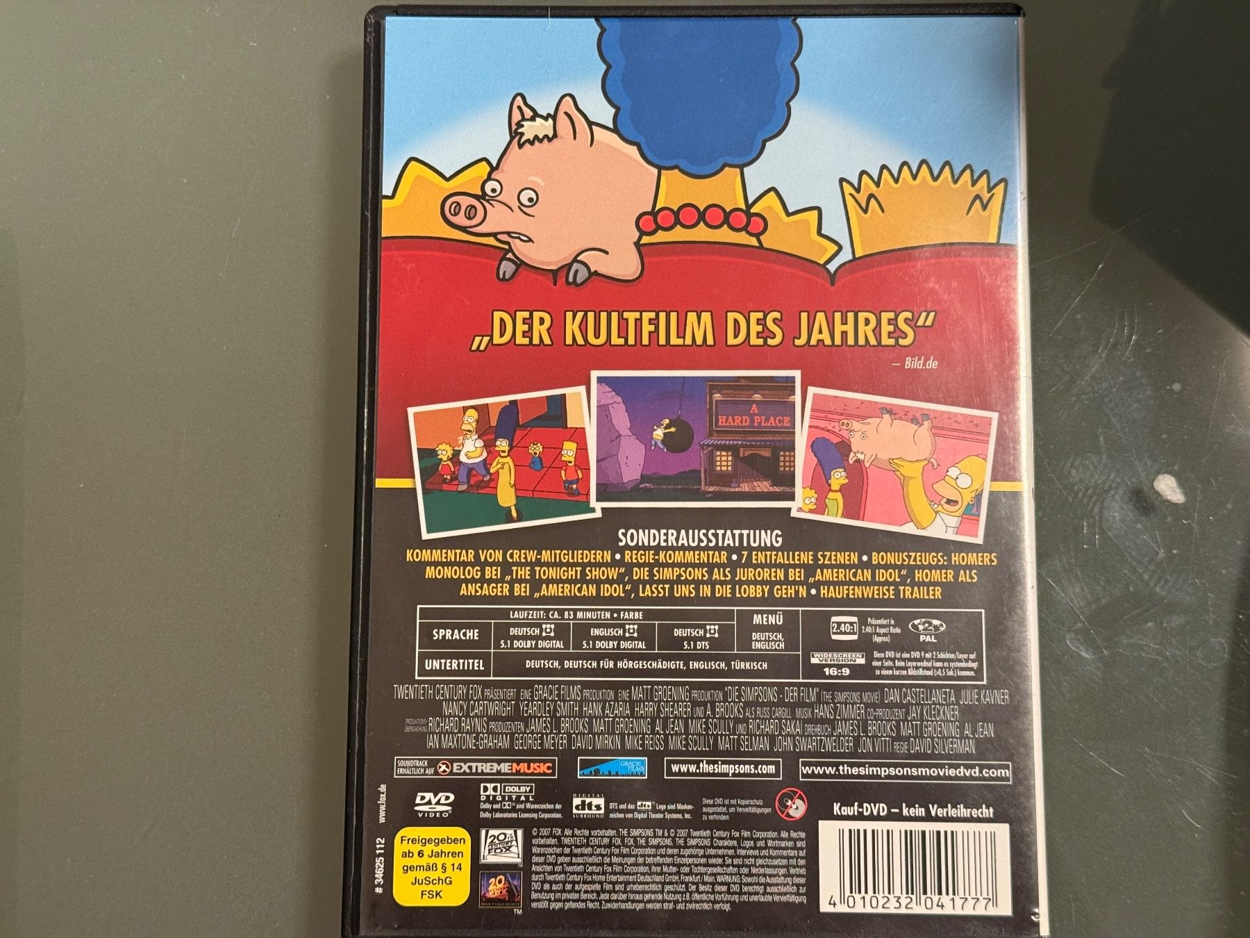 Alle DVDs: DVD Die Simpsons - Der Film – Gebraucht aus Dietikon von The-Star-Shop 1