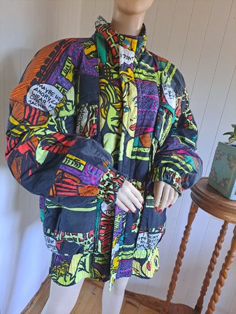 ONE - O - ONE Daunen Pufferjacket Jacke 80s / 90s Vintage L