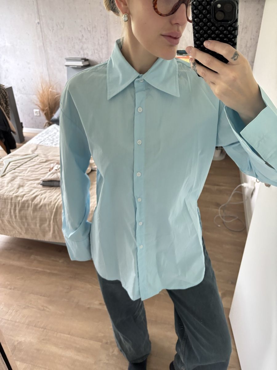Zara Blusen: Chemise bleu ciel – Gebraucht aus Zürich von mps_9cp7 5