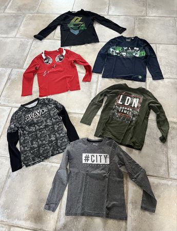 4x Langarmshirts 146/152 und 2x 140/146