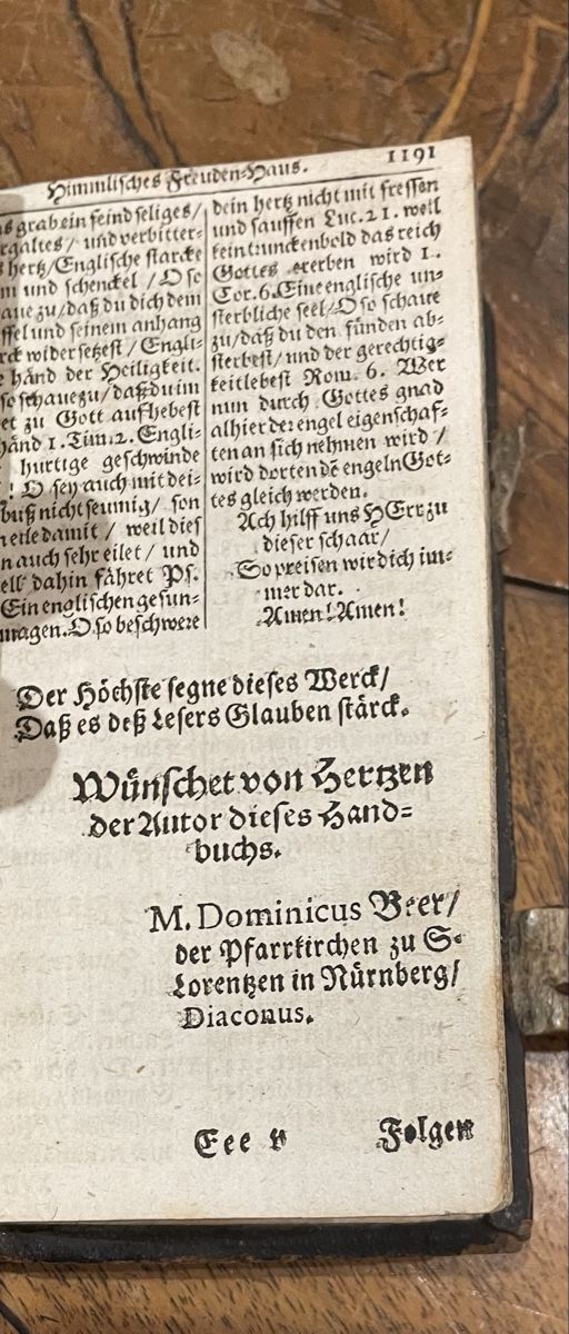 Libri: Handbuch, Nürnberg 1663! - Beer, Dilherr & Endter – Usato da Steinerberg venduto da culloden 5