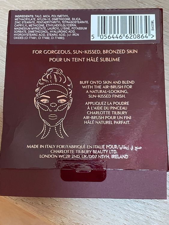 Charlotte Tilbury Maquillage: Charlotte Tilbury Airbrush Bronzer – Neuf avec emballage d'origine à Seedorf UR par Vita000 1