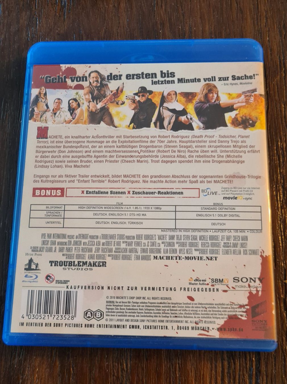 Tutti i DVDs: Machete (H) – Nuovo (secondo la descrizione) da Oberkirch LU venduto da ThE_CoLLecTor666 1