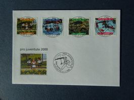 2000 Pro Juventute FDC mit ET-Voll