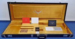 Fender USA Custom Shop Case Koffer Schwarz / Gold .... NEU