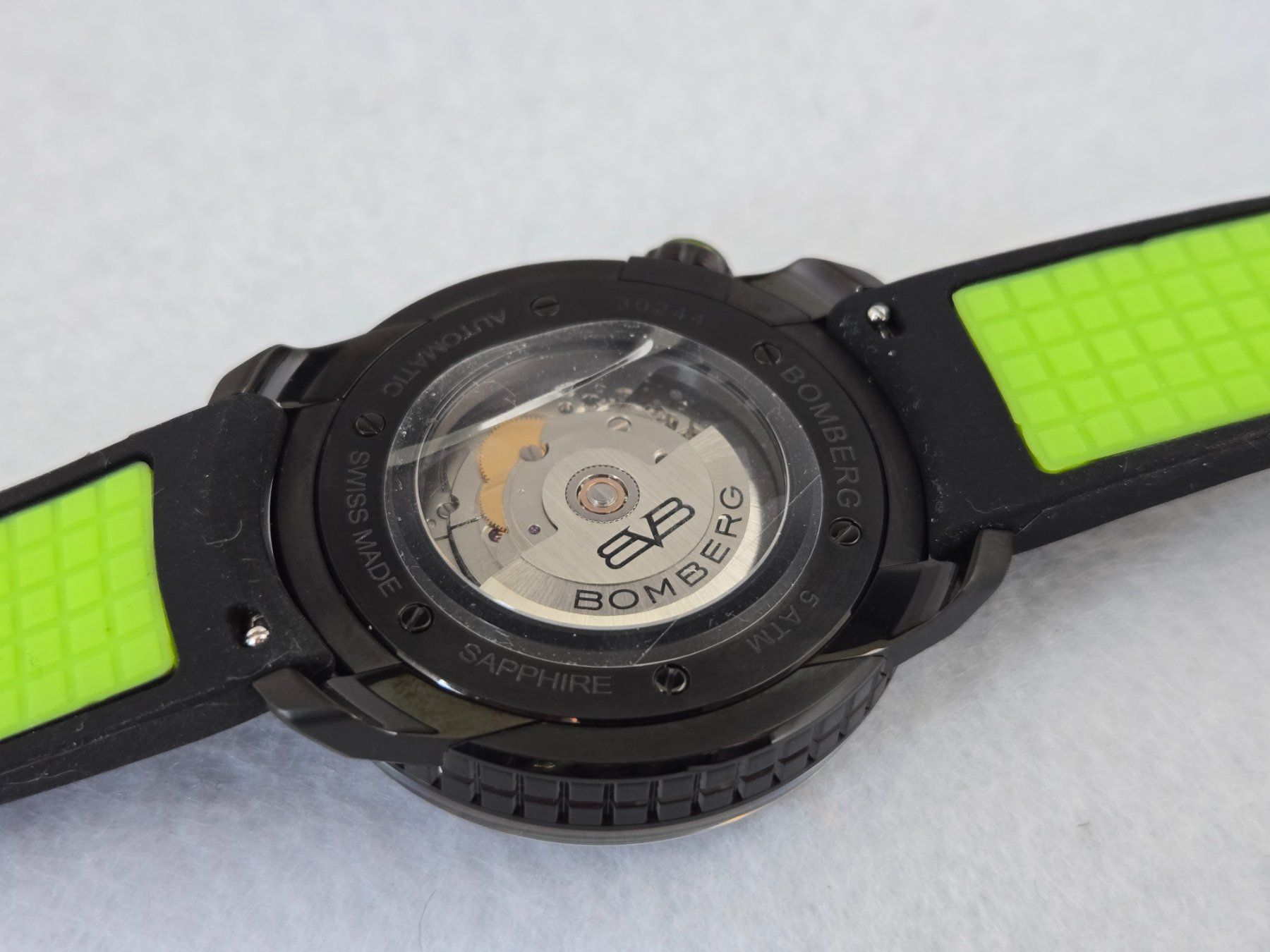 Bomberg Orologi: Bomberg BB-01 automatic green – Nuovo (secondo la descrizione) da Chabrey venduto da Horology 5