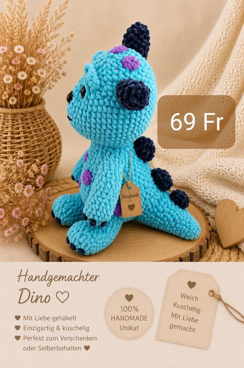 Spielzeuge: Handgemachter Dino – Neu (gemäss Beschreibung) aus Widnau von Sau_r9gp 1