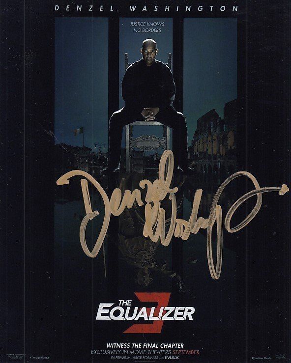THE EQUALIZER 3 Final Chapter WASHINGTON Denzel / AUTOGRAMM (Gebraucht ...