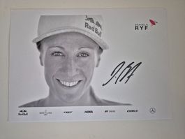 Autogrammkarte Daniela Ryf Originalunterschrift