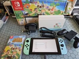 Nintendo Switch Édition Animal Crossing avec jeu