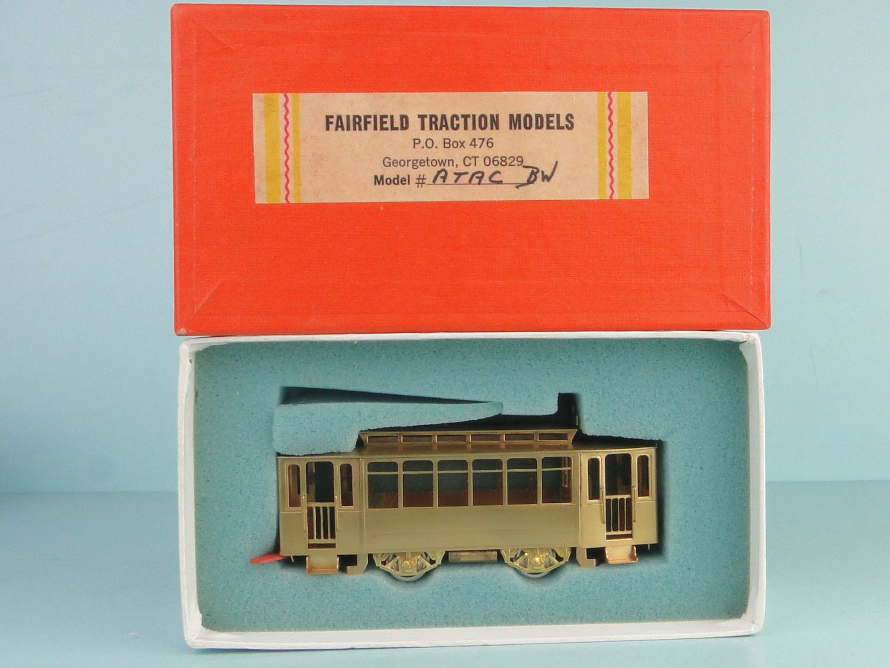 Modellini di ferrovie: Fairfield Model H0 Atac BW / Anhänger – Usato da Bülach venduto da cann11 5