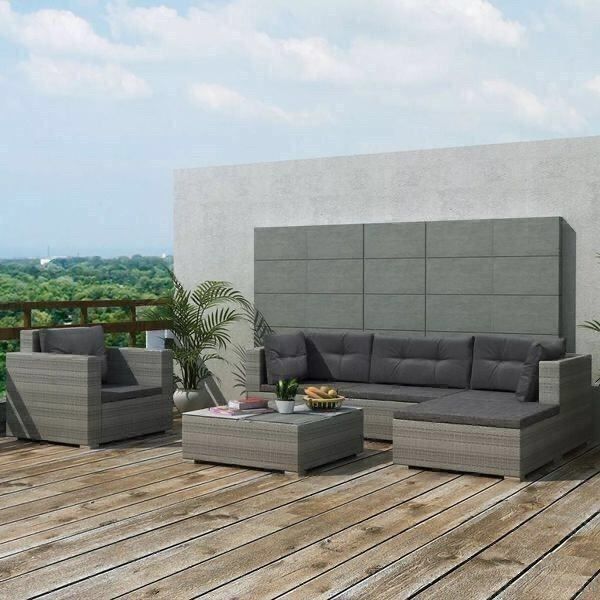 Divani: Garten Lounge Sofa Poly Rattan Liege NEW – Nuovo e nell'imballaggio originale da Viersen venduto da fan-shopmg