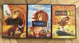 Le Roi Lion 1-2-3 DVDs (Français/English)