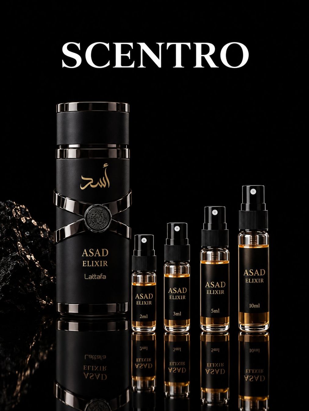 Lattafa Profumi & Eau de Toilette: Lattafa Asad Elexir - Abfüllung 3ml – Nuovo (secondo la descrizione) da Altdorf UR venduto da SCENTRO