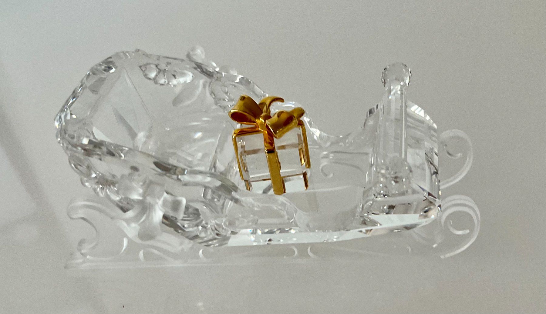 Swarovski Tutte le decorazioni: Swarovski vintage Weihnachtsmann mit Schlitten – Usato da ST. GALLENKAPPEL venduto da EliB 4