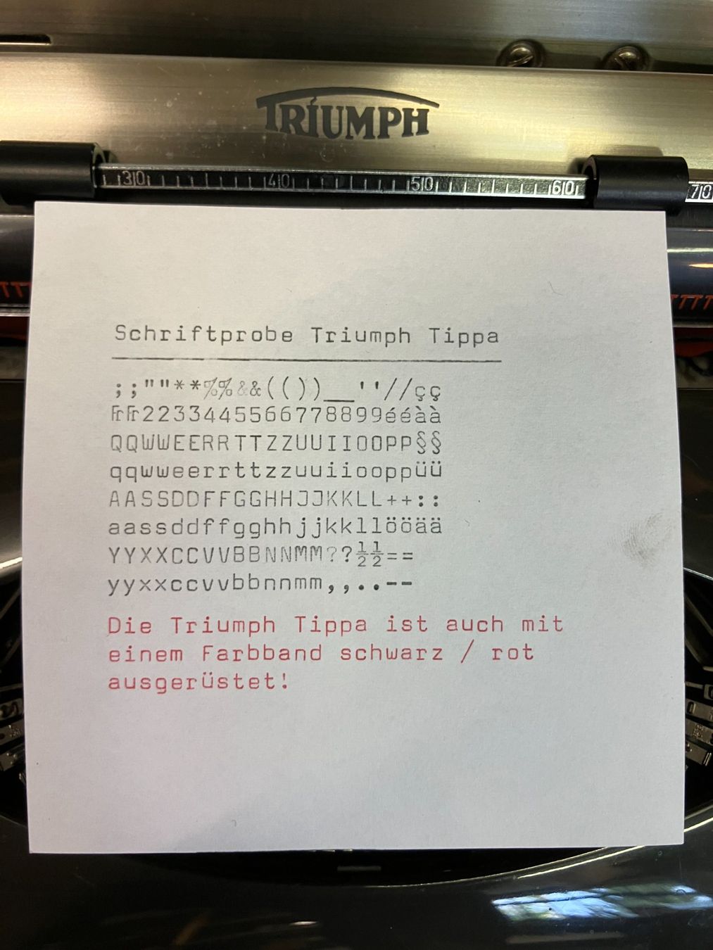 Triumph Machines à écrire: SCHREIBMASCHINE TRIUMPH TIPPA – D'occasion à Hombrechtikon par rennurb5 2