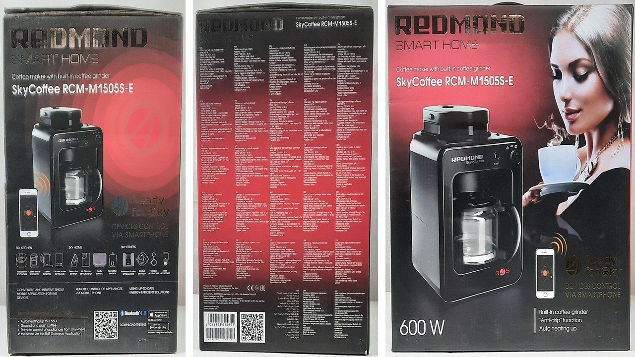 Macchine per caffè & Macchine per espresso: REDMOND Sky Coffee Maker RCM-M1505S-E – Nuovo (secondo la descrizione) da Seuzach venduto da VT-Collections2 8