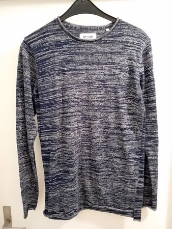 🔥 ONLY & SONS HERREN PULOVER FEINSTRICK LANGARMSHIRT BLAU M