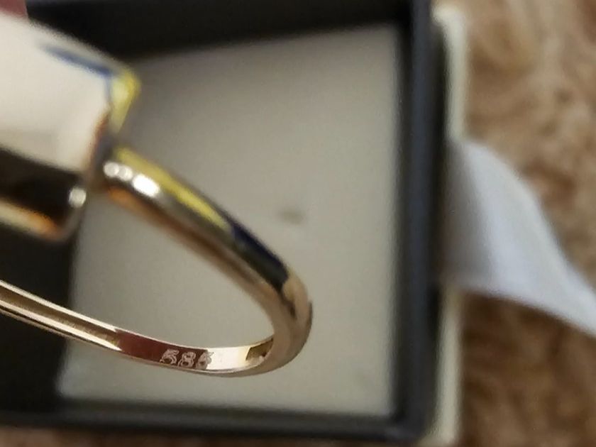 Anelli: Goldring 585 – Nuovo e nell'imballaggio originale da Rorschach venduto da Eni_f96b 1