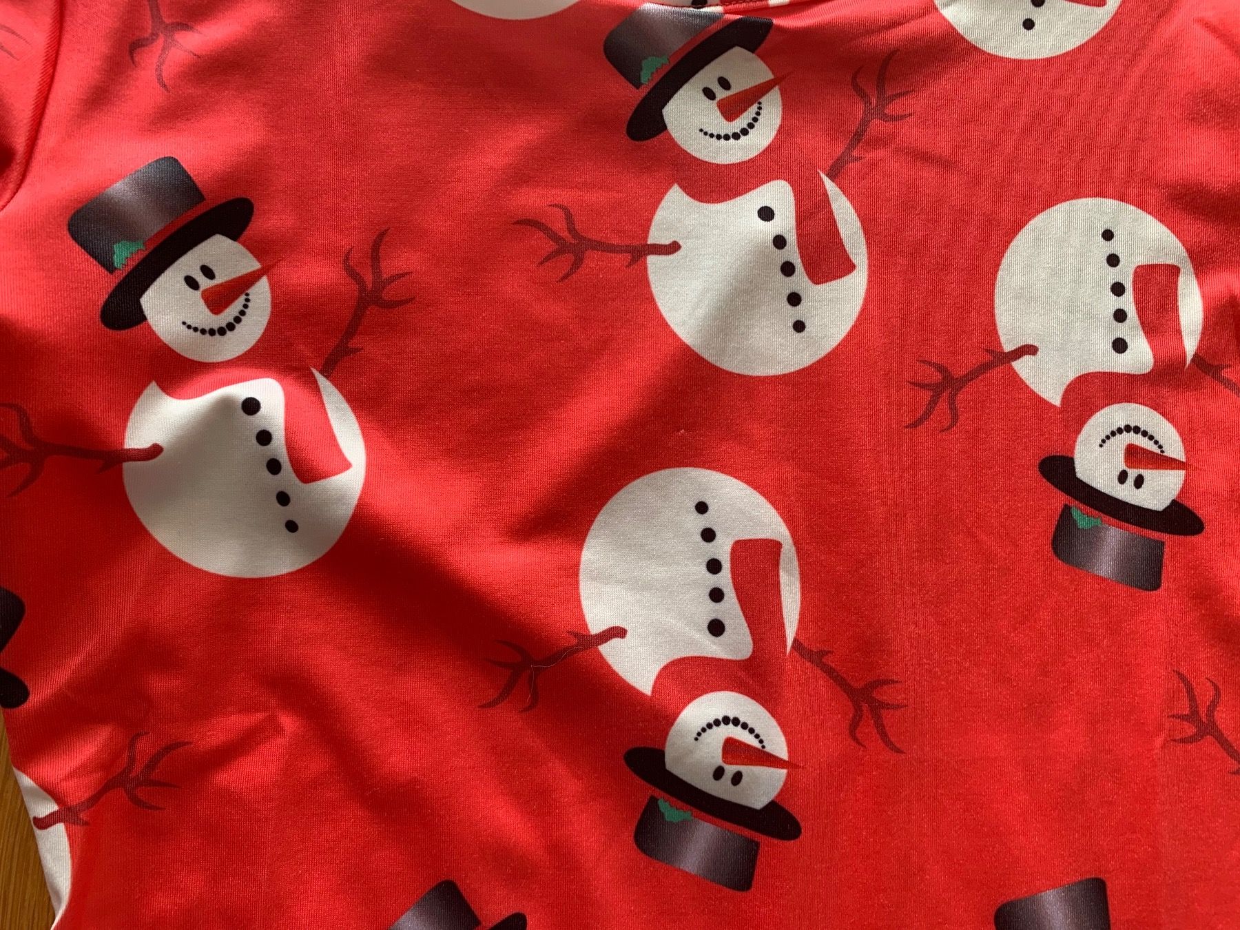 Vestiti: Rotes Kleid Schneemann in Grösse S – Usato da Beromünster venduto da msklef 5