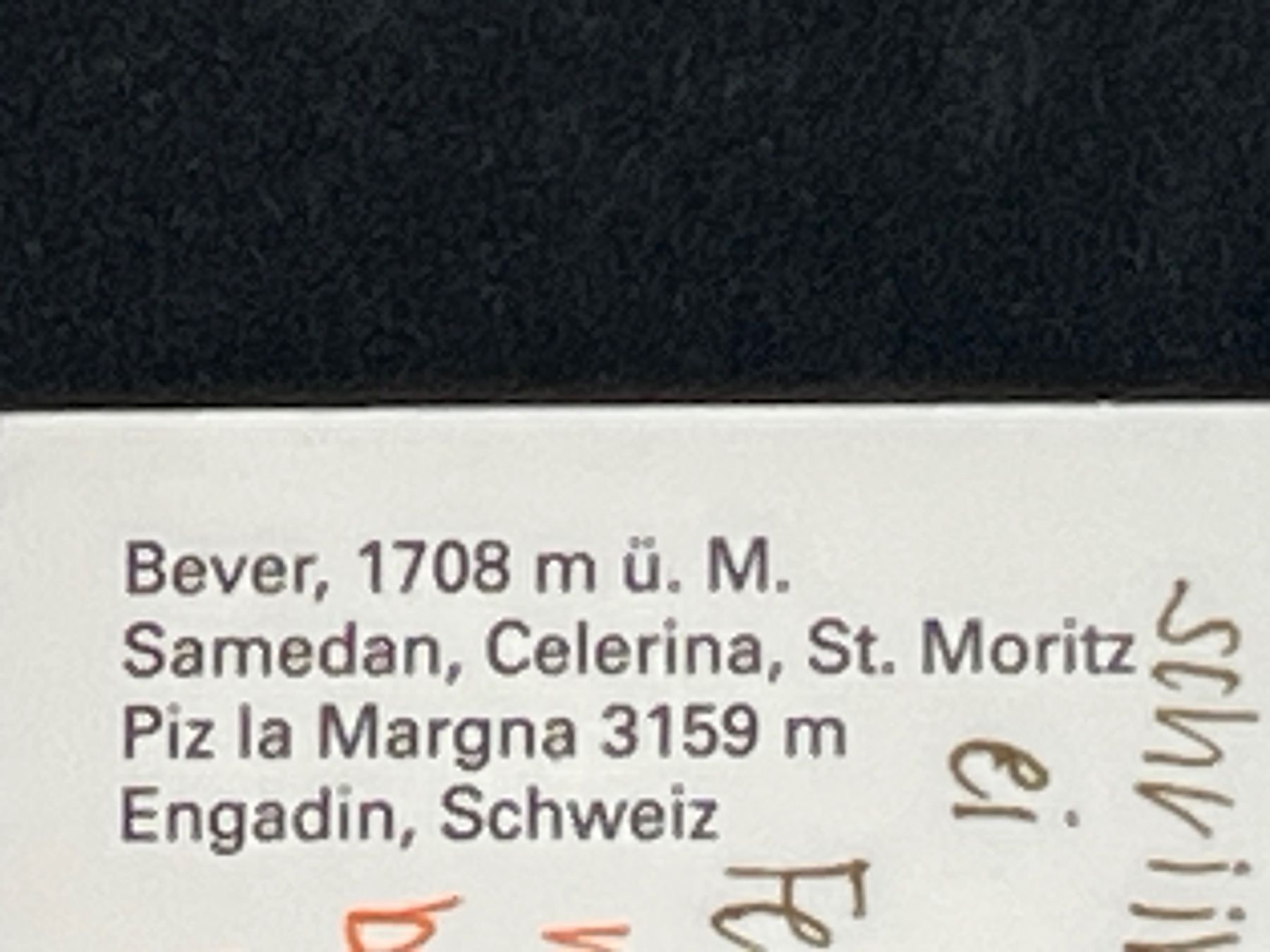Cartoline postali: Bever, Samedan, Celerina, St. Moritz, Piz la Margna, Engadin – Usato da Widnau venduto da Brusi9 2
