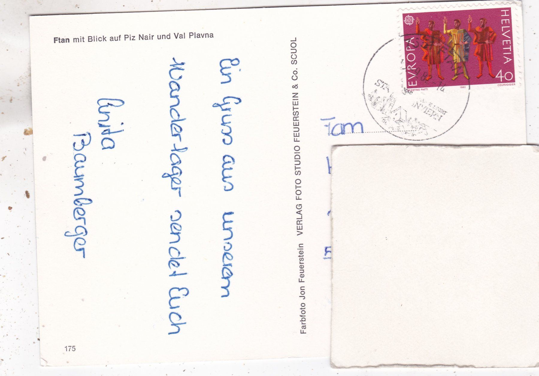 Cartoline postali: Ftan 1982 – Usato da Herisau venduto da Lisegrat2008 1