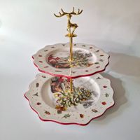 süsse Etagère für die Weihnachtszeit