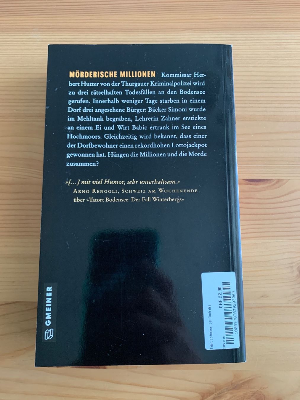 Libri: Buch: Tatort Bodensee: Der Fluch des Jackpots – Usato da Worb venduto da vivia_ne 1