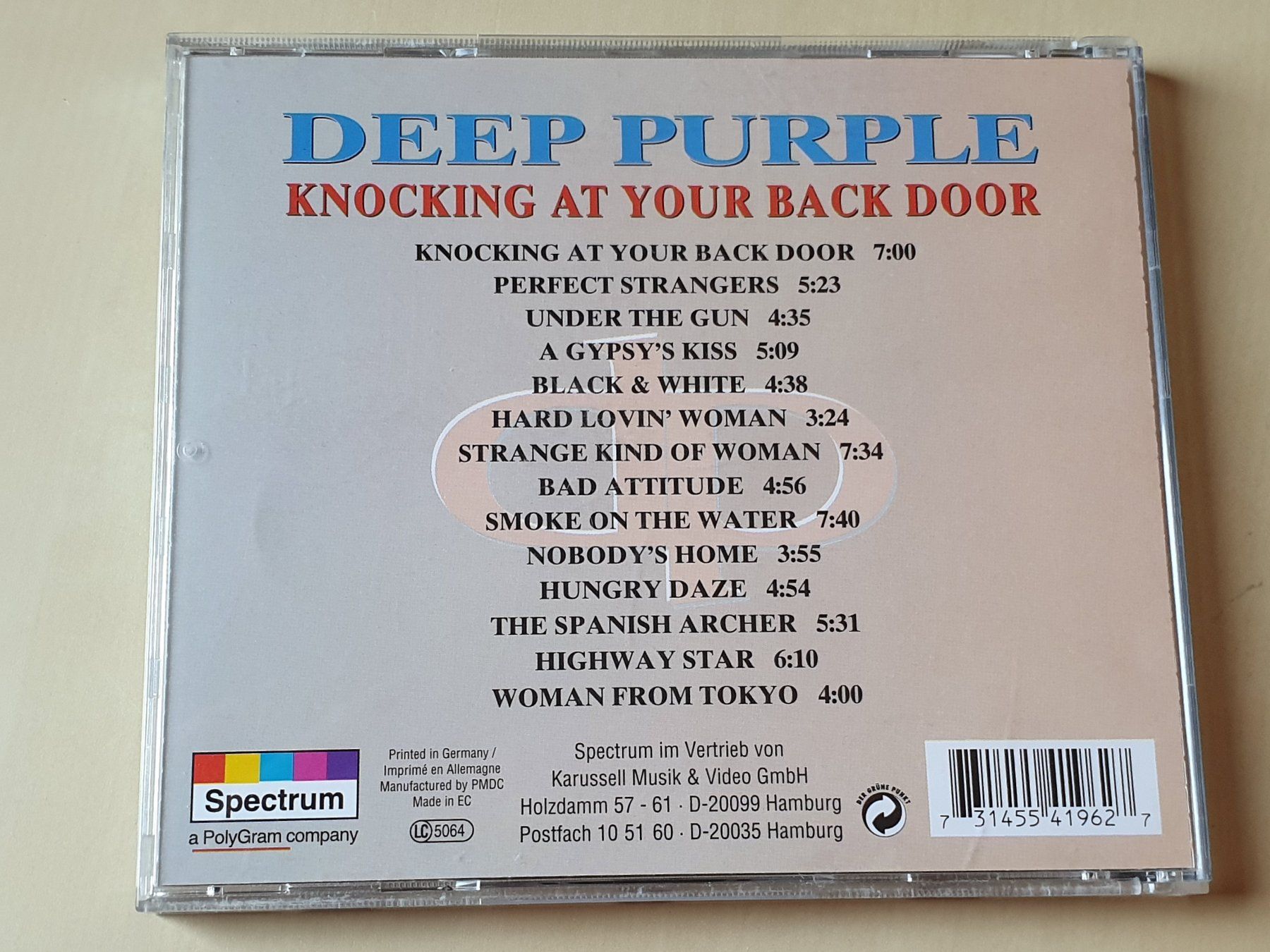 CD: Deep Purple Knocking at your Back Door – Usato da Stansstad venduto da collectorsshop 1