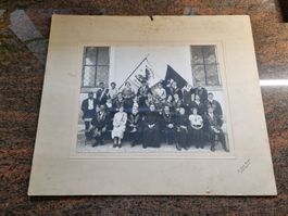 Historisches Foto, Trachtengruppe, 1924, O. Fuchs-Gander