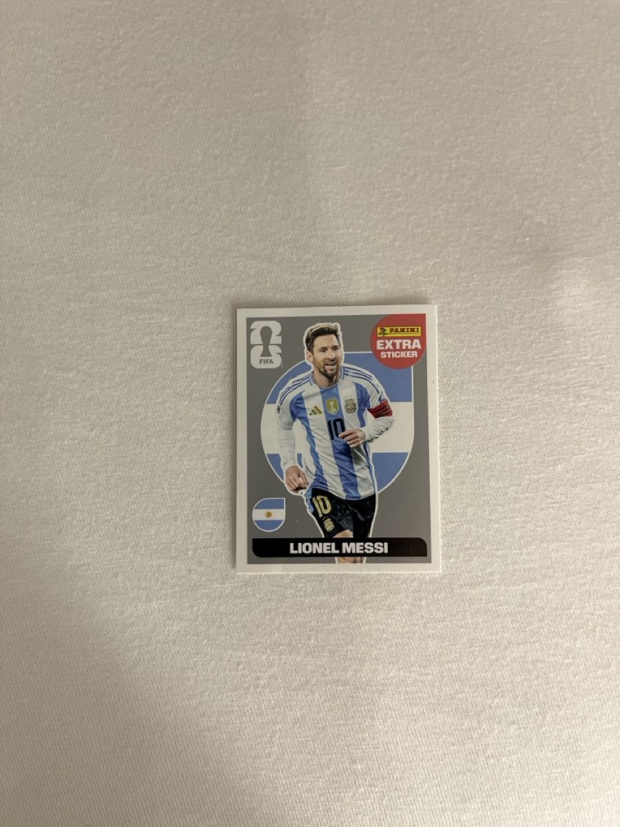 Panini Carte collezionabili: Lionel Messi Silber  – Nuovo e nell'imballaggio originale da Zug venduto da Haegito