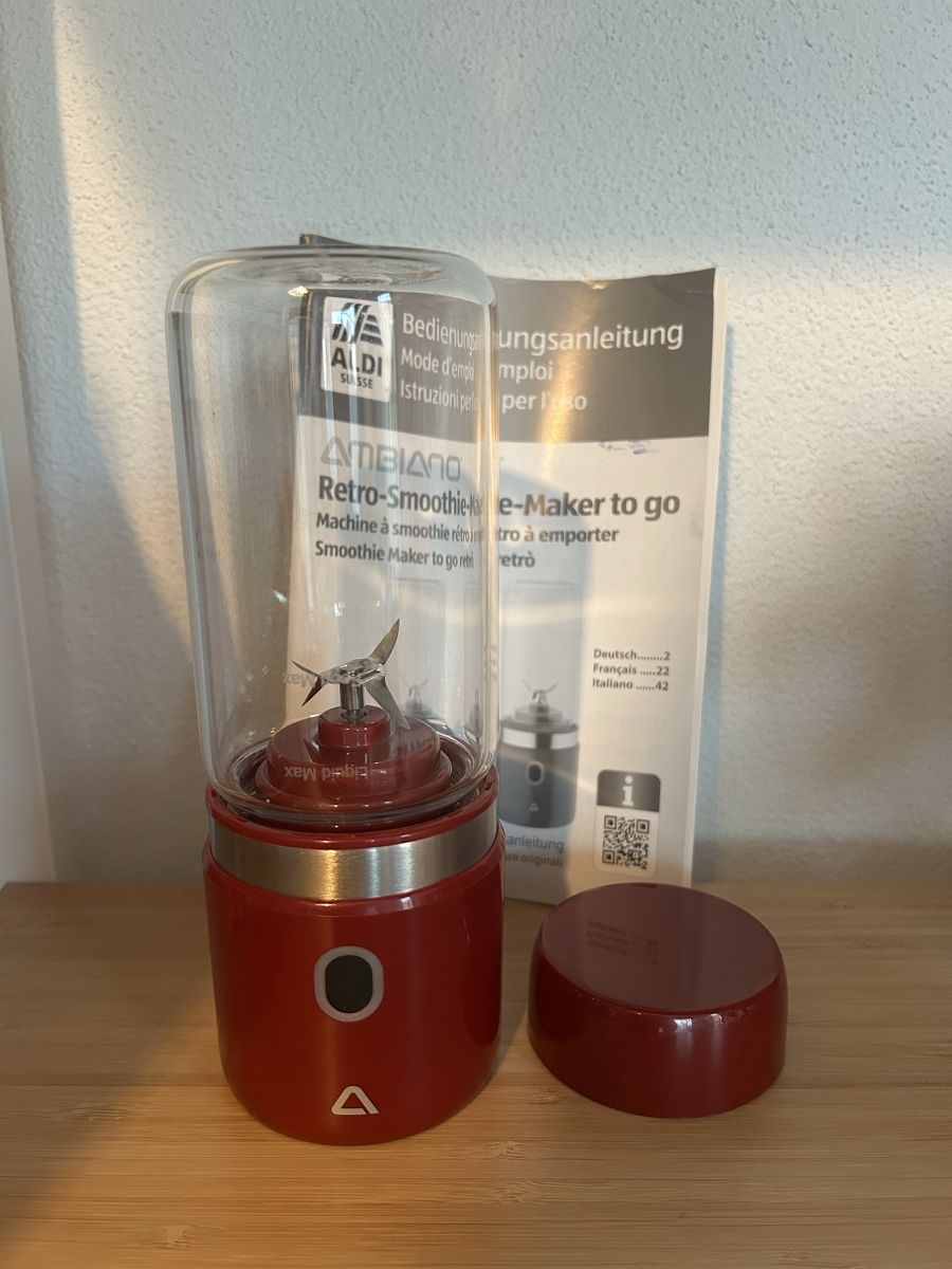 Elettrodomestici da cucina: Retro Smoothie Maker To go Rot, Glasbehälter – Usato da Uster venduto da xBeccax