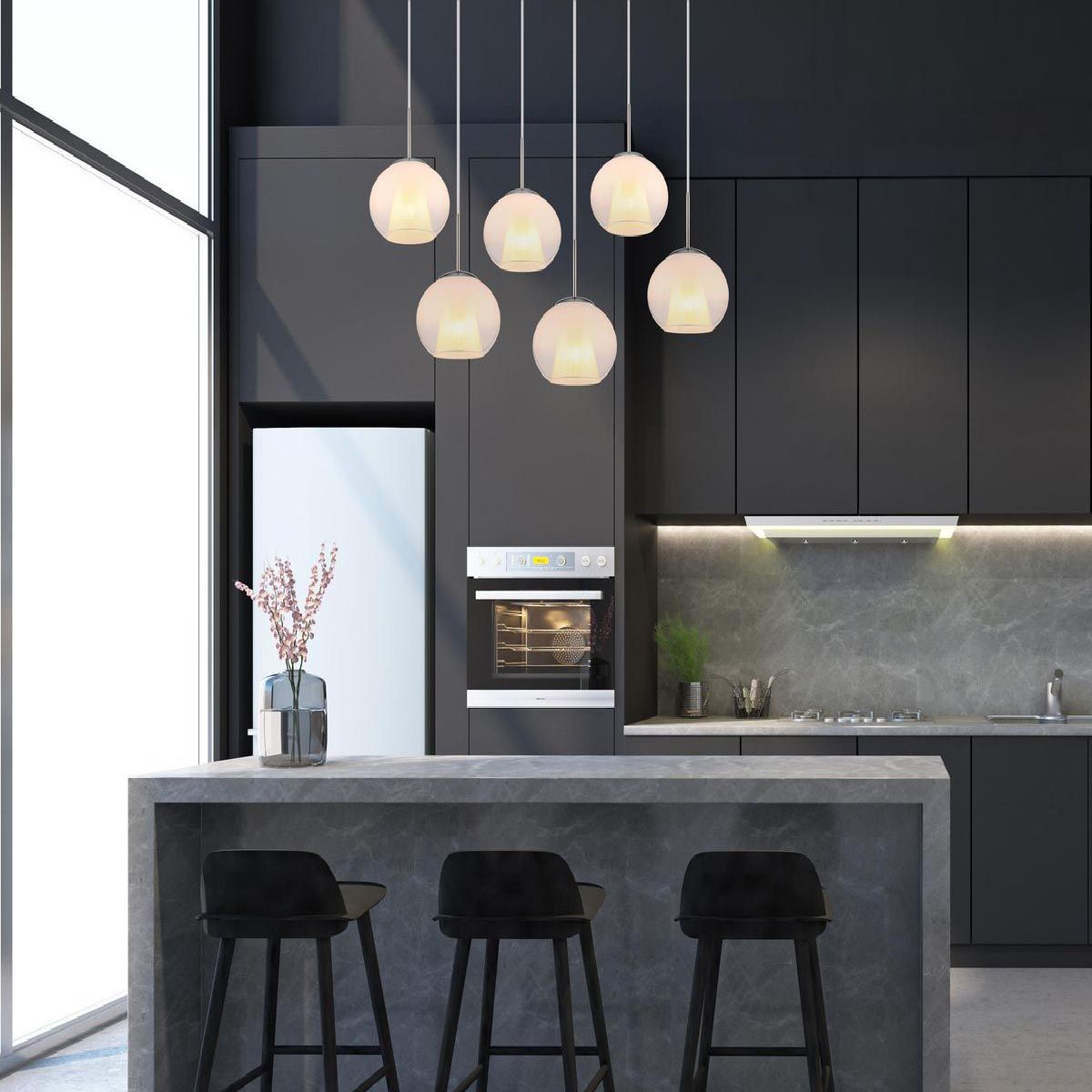 Lampade: Pendelleuchte, Glas, Opal, 90 cm x 38 cm – Nuovo (secondo la descrizione) da Kreuzlingen venduto da Smart-Light 1