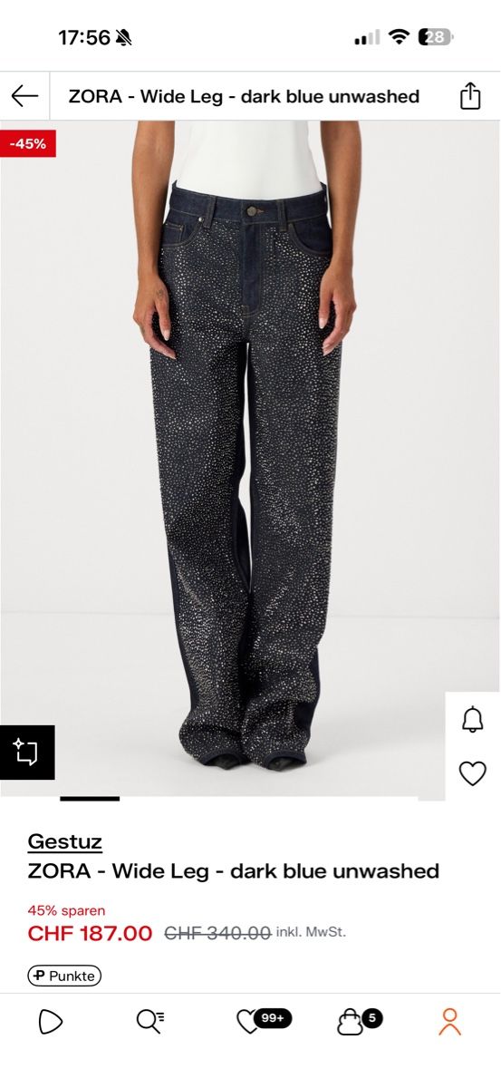 Pantaloni: Hose von Gestuz mit Strass – Nuovo (secondo la descrizione) da Neuenhof venduto da ema_yl96 2