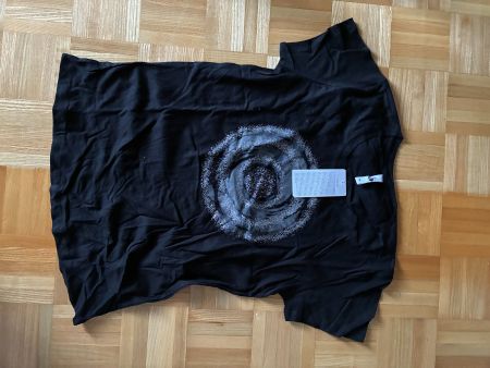T-Shirt Universal Music schwarz mit Motiv Grösse M