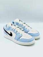 Jordan 1 Low Ice Blue Black (GS) EU 38.5