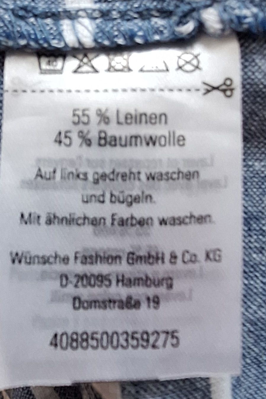 T-shirt: Leinen Baumwolle T-Shirt Gr. 44/46 – Nuovo (secondo la descrizione) da Bern venduto da Hope10 2