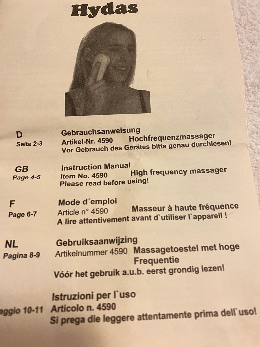 Dispositivi per massaggi: Macchina per il massaggio facciale – Usato da Zürich venduto da Niro0405 2