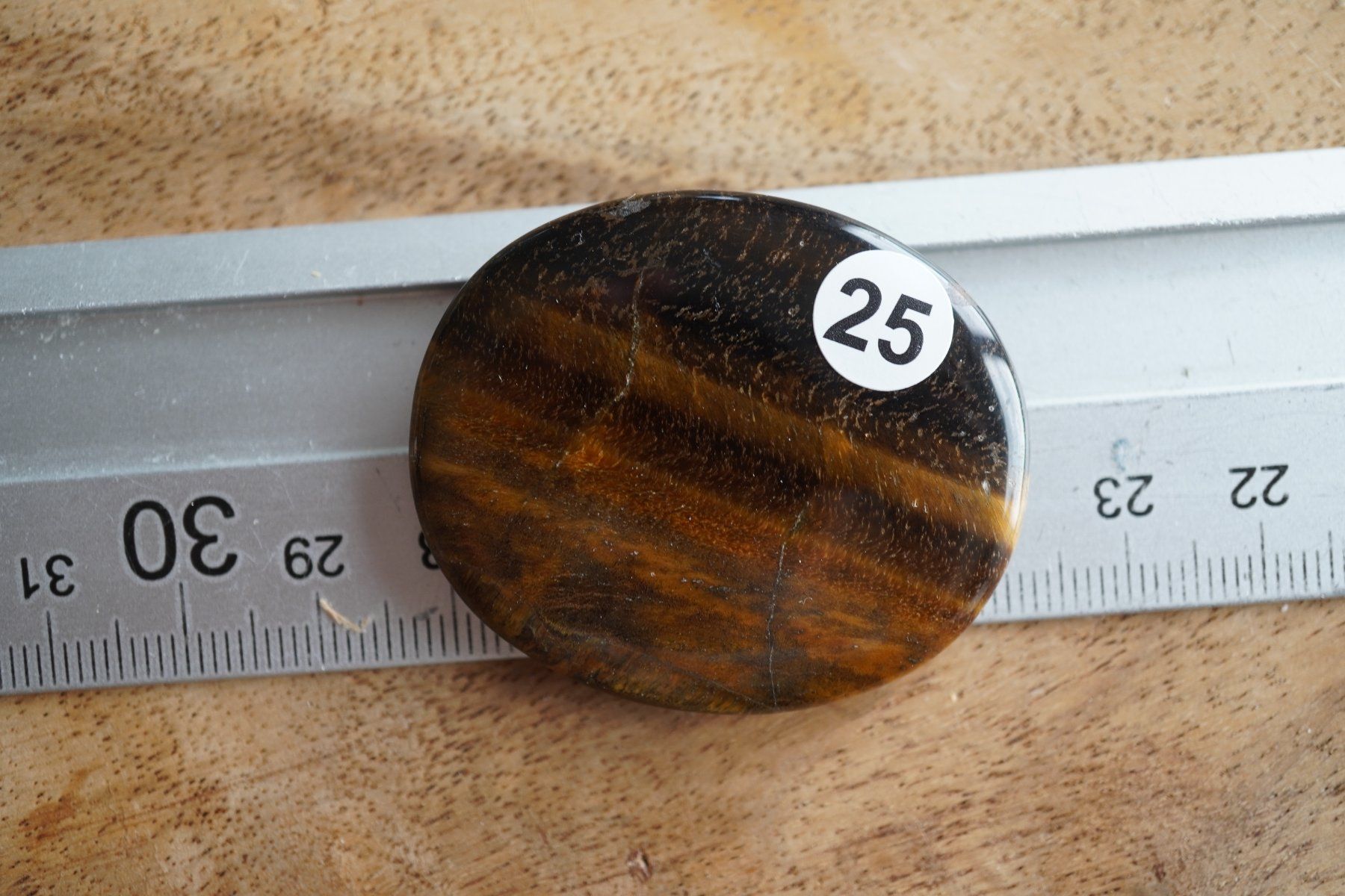 Minerali & Pietre curative: Tigerauge      Scheibenstein    ab 1.-  Räumung – Nuovo e nell'imballaggio originale da Eschenbach SG venduto da topstone 1