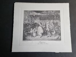 KANTON BERN AQUATINTA GRÖSSE 38X33CM AUF BÜTTENPAPIER