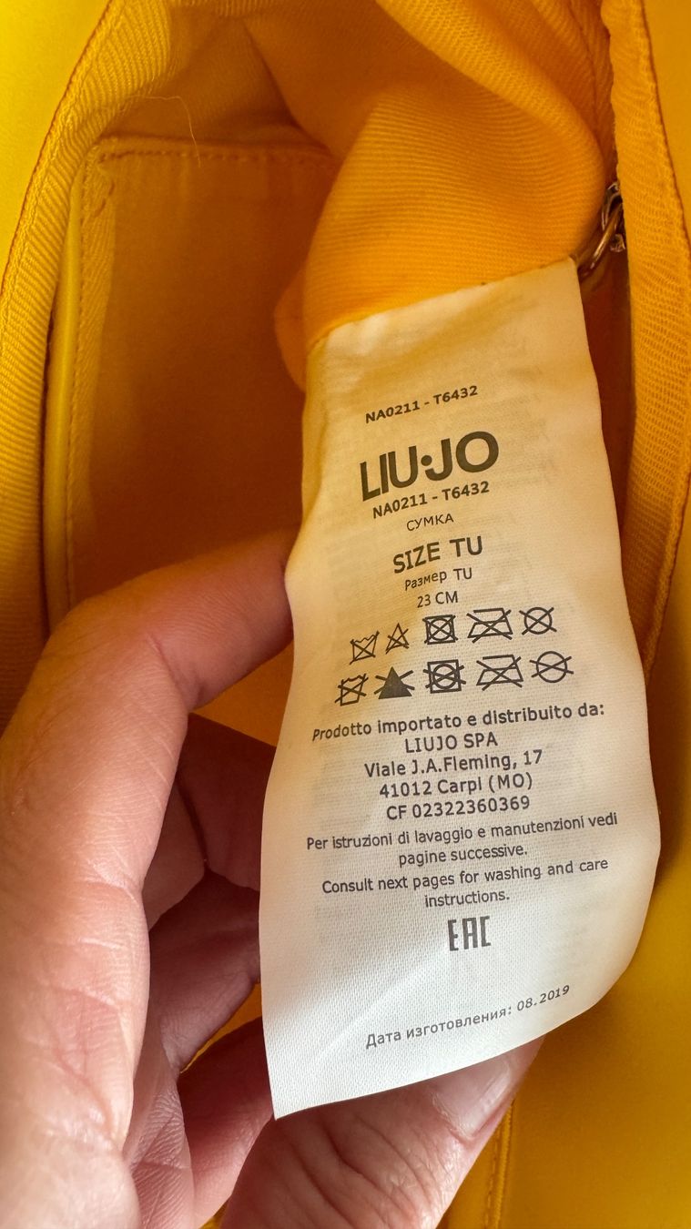 Liu Jo Borse da donna: Originale Liu Jo Tasche in Gelb, Neu – Nuovo e nell'imballaggio originale da Burgdorf venduto da ssv_9t9f 4