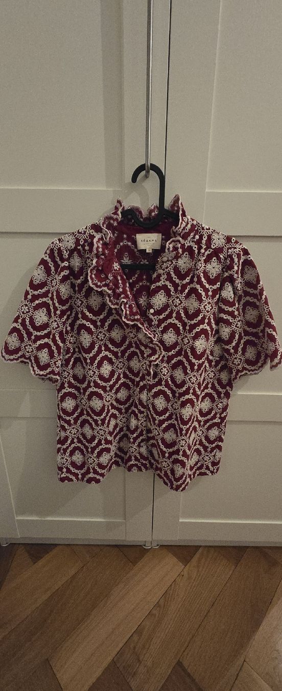 Sezane Camicette: Sezane Bluse Gr 36 Rot Neuwertig – Nuovo (secondo la descrizione) da Basel venduto da 056rm 1