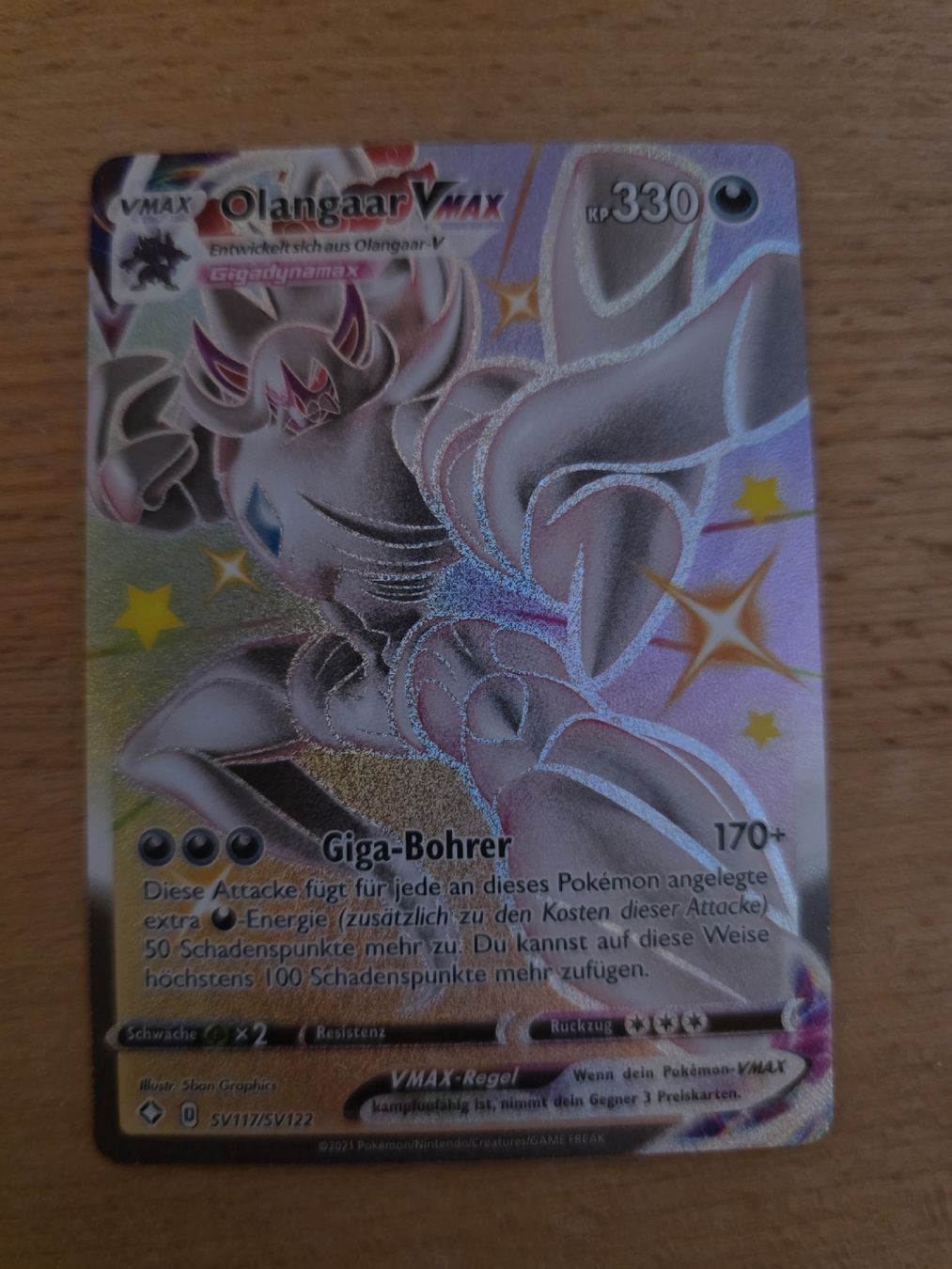 Pokémon Carte collezionabili: Pokèmon Olangaar Vmax – Nuovo (secondo la descrizione) da Tscheppach venduto da Patrick-John 1