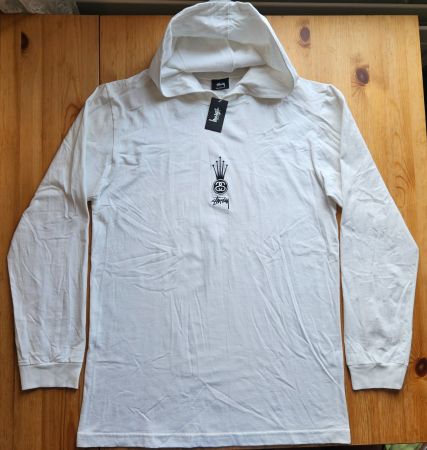 Stüssy Hoodie Grösse L NEU weiss