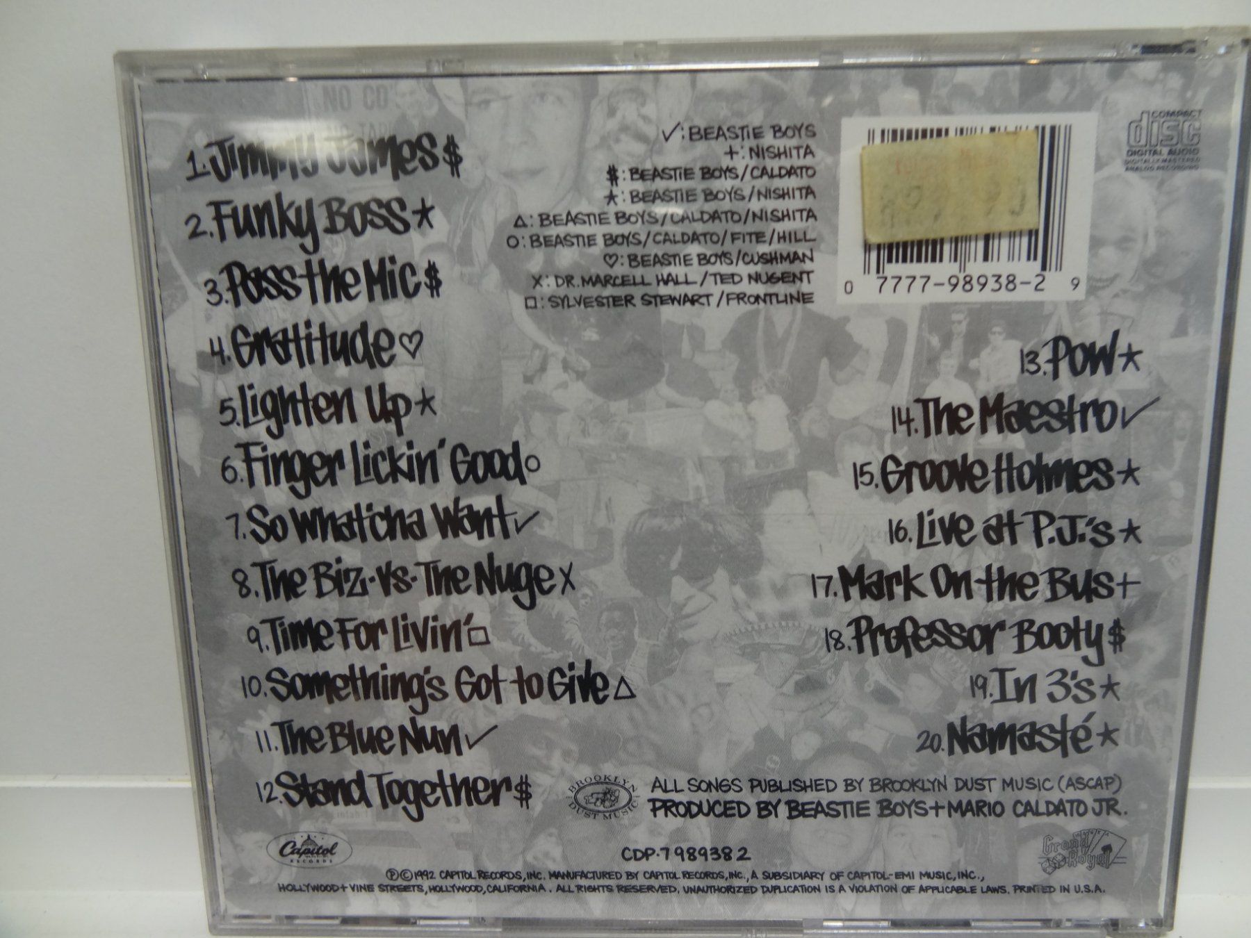 CDs: Beastie Boys - Check Your Head – Gebraucht aus luzern von musicandart 1